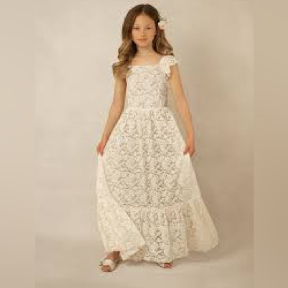 Joyfolie Girls matching “Arly” dresses size 14 and 8. This listing for size 14